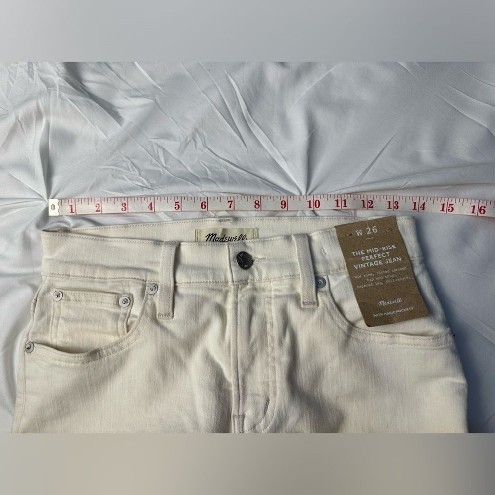 Madewell The Mid-Rise Perfect Vintage Jean in Vintage Canvas NWT - Picture 11 of 11